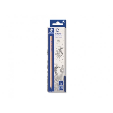 Lapices de grafito staedtler noris hb madera natural