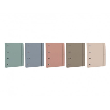 Carpeta anillas oxford europeanbinder forest din a4 con recambio cuadro 5mm