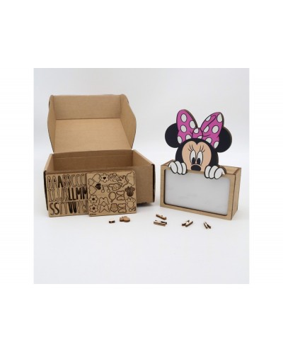 Lampara personalizable madera minnie