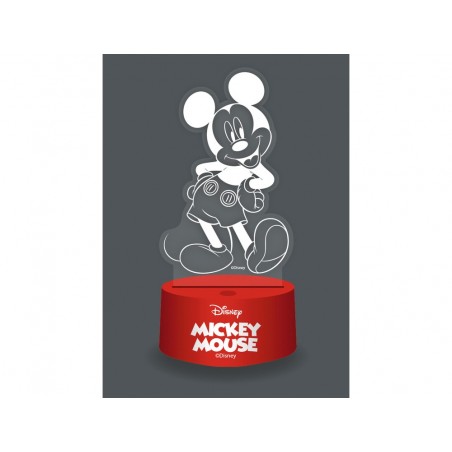 Lampara metacrilato disney rgb mickey