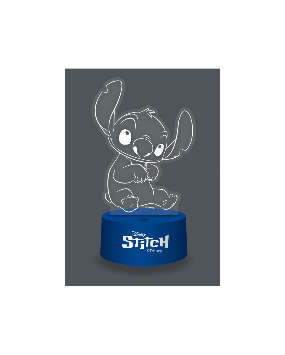 Lampara metacrilato lilo stitch rgb stitch
