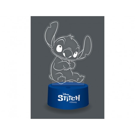 Lampara metacrilato lilo stitch rgb stitch