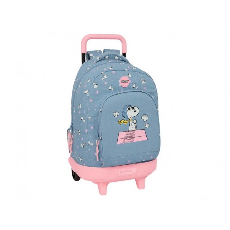 Mochila safta grande con ruedas compact extraible snoopy 450x330x220 mm