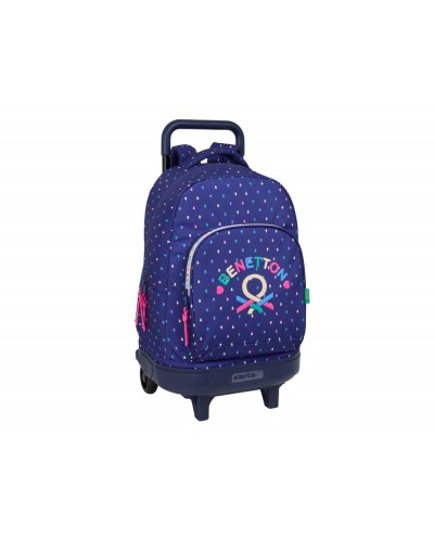 Mochila safta grande con ruedas compact extraible benetton drop 450x330x220 mm