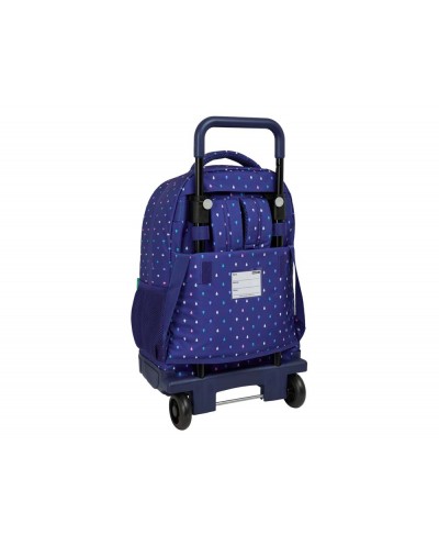 Mochila safta grande con ruedas compact extraible benetton drop 450x330x220 mm