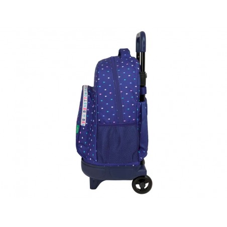 Mochila safta grande con ruedas compact extraible benetton drop 450x330x220 mm