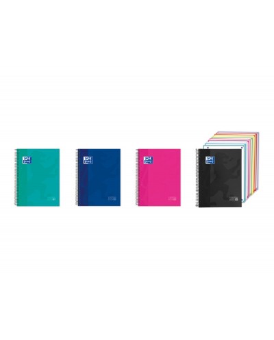 Cuaderno espiral oxford europeanbook 10 tapa extradura din a4 200 hojas horizontal