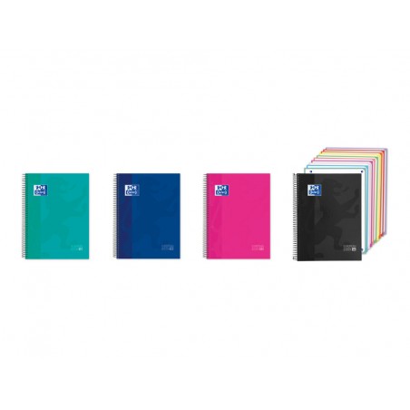 Cuaderno espiral oxford europeanbook 10 tapa extradura din a4 200 hojas horizontal
