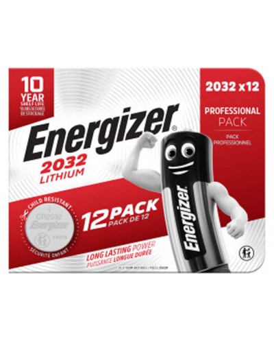 Pila energizer litio boton 2032 blister de 12 unidades