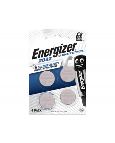 Pila energizer litio boton ultimate 2032 blister de 4 unidades