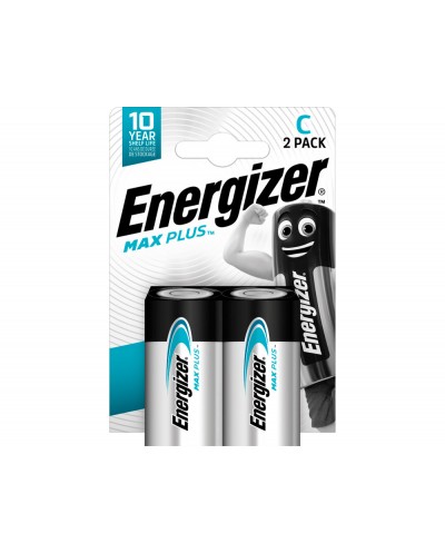 Pila energizer alcalina max plus c blister de 2 unidades