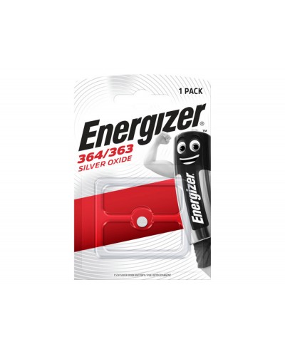 Pila energizer oxido de plata boton 364 blister de 1 unidad