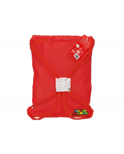 Saco plano junior safta super mario 340x260x10 mm