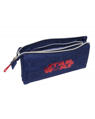 Bolso escolar portatodo safta triple star wars 120x220x30 mm