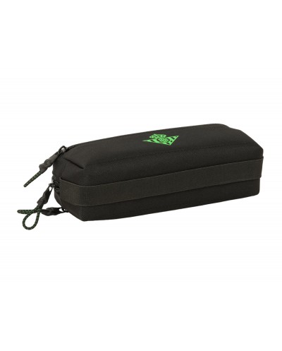 Bolso escolar portatodo safta rectangular con goma elastica 22 cm triple real betis balompie 85x220x60 mm