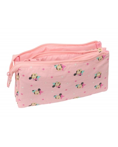 Bolso escolar portatodo safta triple minnie mouse baby 120x220x30 mm
