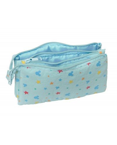 Bolso escolar portatodo safta triple mickey mouse baby 120x220x30 mm
