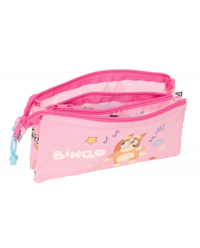 Bolso escolar portatodo safta triple bluey dance 120x220x30 mm