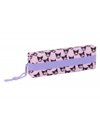 Bolso escolar portatodo safta rectangular con goma elastica 22 cm kuromi 40x220x70 mm