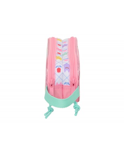 Bolso escolar portatodo safta doble gabby s dollhouse 80x210x60 mm