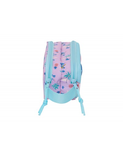 Bolso escolar portatodo safta doble 3d stitch 80x210x60 mm