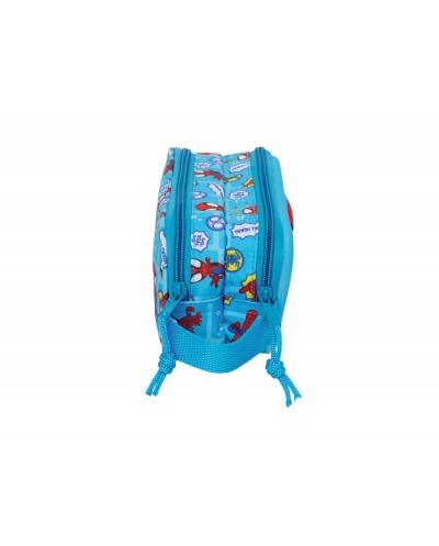 Bolso escolar portatodo safta doble 3d spidey 80x210x60 mm