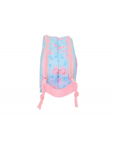 Bolso escolar portatodo safta doble 3d peppa pig 80x210x60 mm