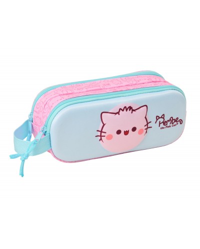 Bolso escolar portatodo safta doble 3d pembe 80x210x60 mm