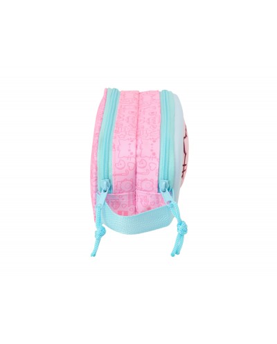 Bolso escolar portatodo safta doble 3d pembe 80x210x60 mm