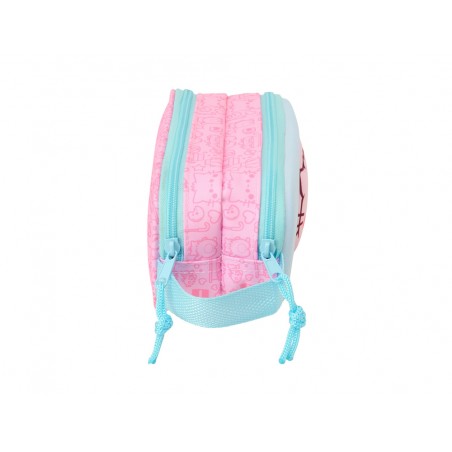 Bolso escolar portatodo safta doble 3d pembe 80x210x60 mm