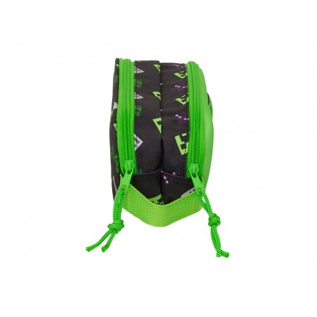 Bolso escolar portatodo safta doble 3d minecraft 80x210x60 mm