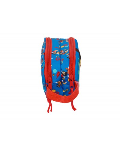 Bolso escolar portatodo safta doble 3d mickey mouse 80x210x60 mm