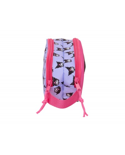 Bolso escolar portatodo safta doble 3d kuromi 80x210x60 mm