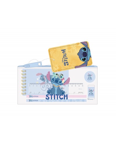 Bolso escolar portatodo safta actividades stitch stationery 105x225x10 mm