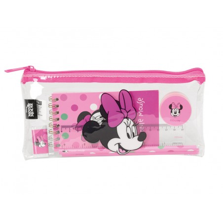 Bolso escolar portatodo safta actividades minnie mouse stationery 105x225x10 mm