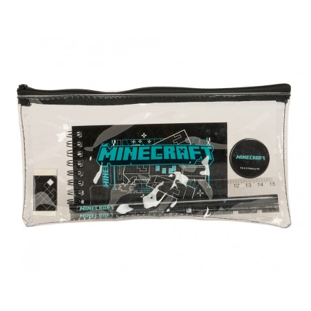 Bolso escolar portatodo safta actividades minecraft screen 105x225x10 mm