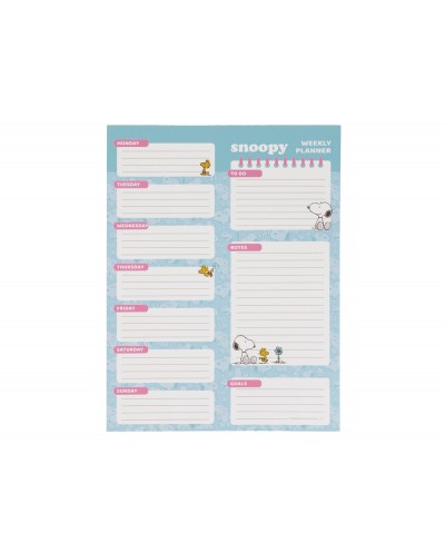 Planing semanal safta snoopy stationery 255x190 mm