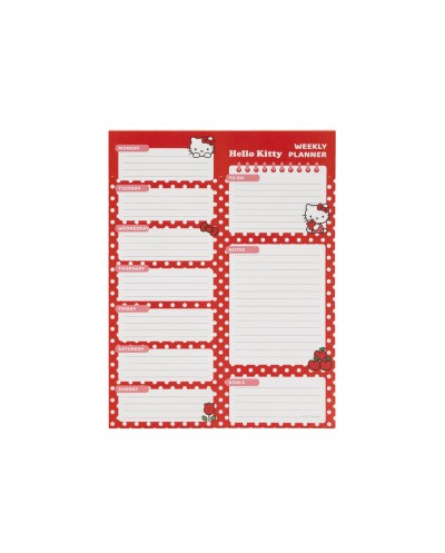Planing semanal safta hello kitty stationery 255x190 mm