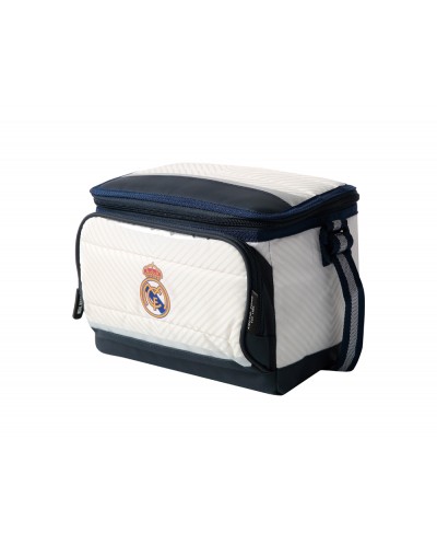 Nevera plegable safta 6 latas complementos real madrid 178x250x76 mm