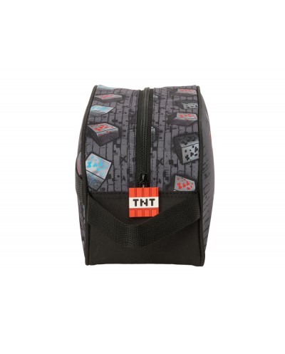 Neceser con asa adaptable a carro safta minecraft grafitti 150x260x120 mm