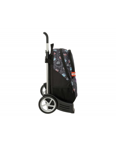 Mochila safta 665 con carro evolution minecraft grafitti 440x320x160 mm