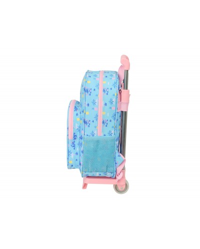 Mochila safta 185 con carro 705 stitch waves 340x260x110 mm