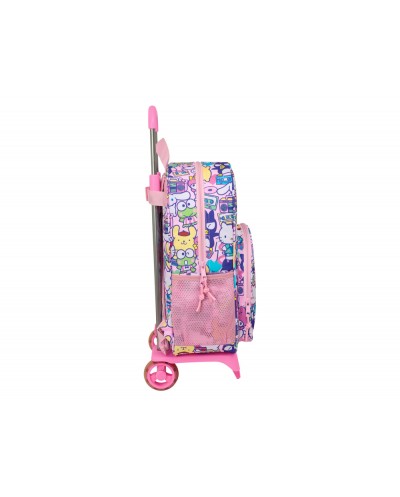 Mochila safta 180 con carro 905 hello kitty friends 420x330x140 mm