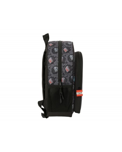 Mochila junior adaptable a carro safta minecraft grafitti 380x320x120 mm