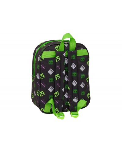 Mochila guarderia 3d safta minecraft 270x220x100 mm