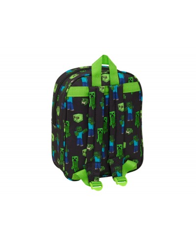 Mochila guarderia 3d safta minecraft 270x220x100 mm