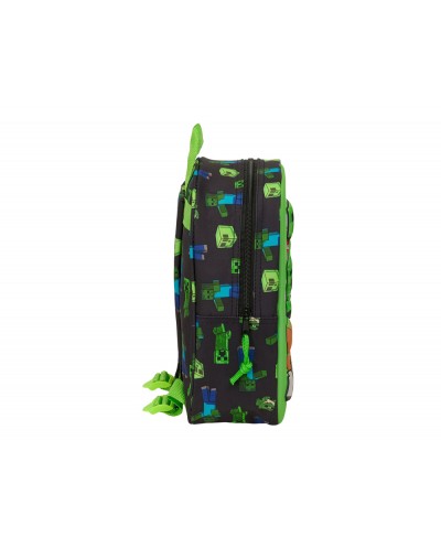 Mochila guarderia 3d safta minecraft 270x220x100 mm