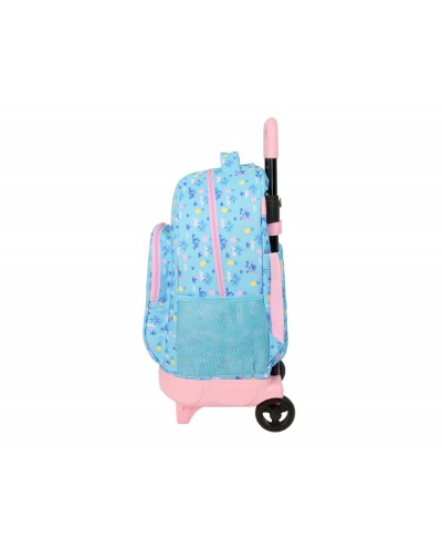 Mochila grande con ruedas compact extraible safta stitch waves 450x330x220 mm
