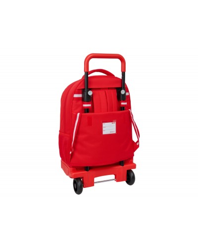 Mochila grande con ruedas compact extraible safta sevilla fc 450x330x220 mm