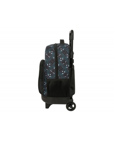 Mochila grande con ruedas compact extraible safta minecraft screen 450x330x220 mm
